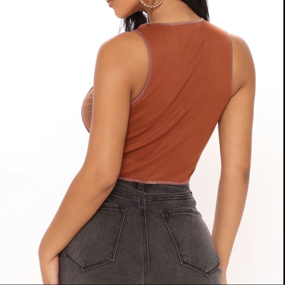 SOLD Patchwork Crop Top - Picture 3 of 3
